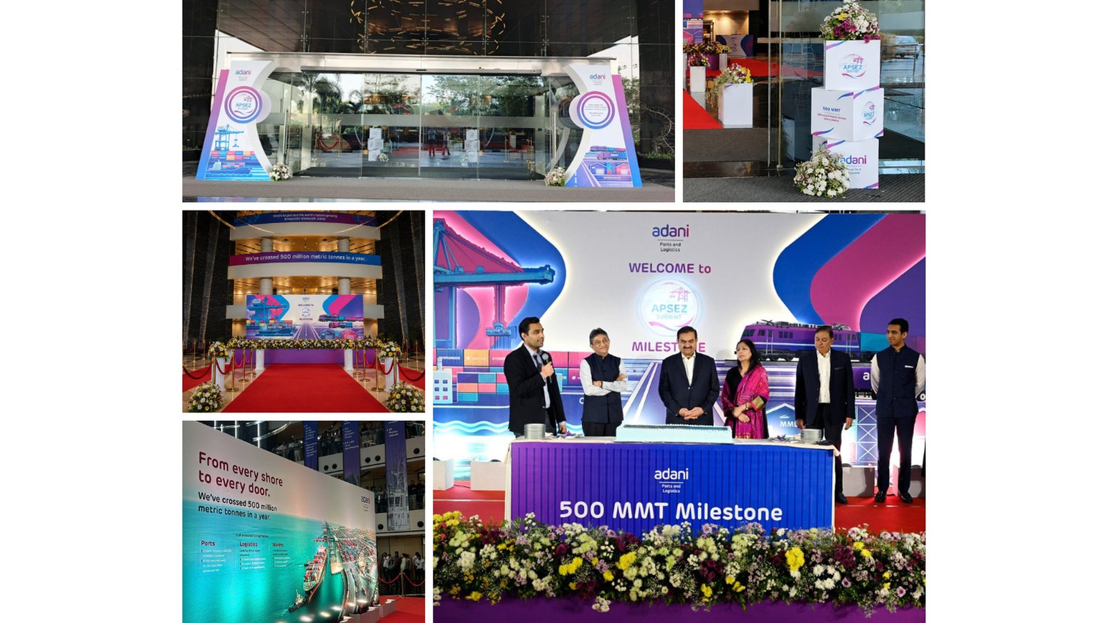 ADANI PORT 500 MMT ACHIVMENT